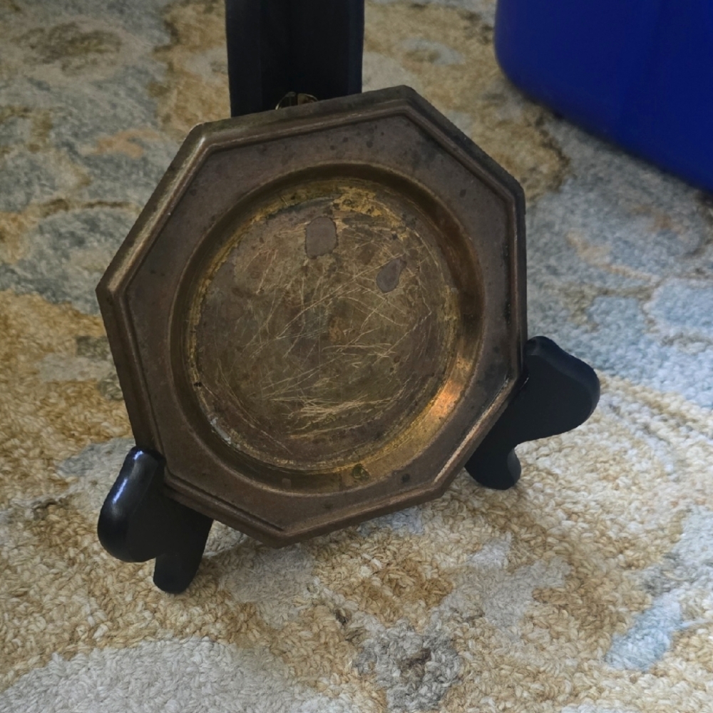 Vintage Octagonal Brass Coasters